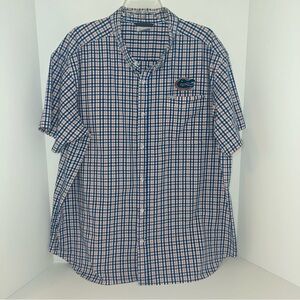 Columbia Mens Royal Florida Gators Rapid Rivers Logo Button-Down Shirt size XXL